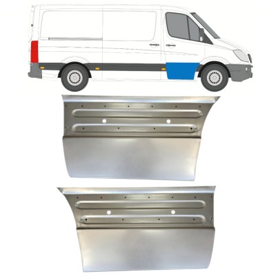 Első ajtó javító lemez hoz Mercedes Sprinter 2006-2018 / Bal+Jobb / Készlet 14727