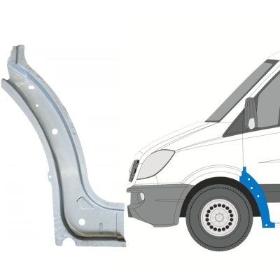 Belső első sárvédő javító panel hoz Mercedes Sprinter 2006-2018 / Bal 14723