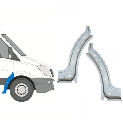 Belső első sárvédő javító panel hoz Mercedes Sprinter 2006-2018 / Bal+Jobb / Készlet 14724