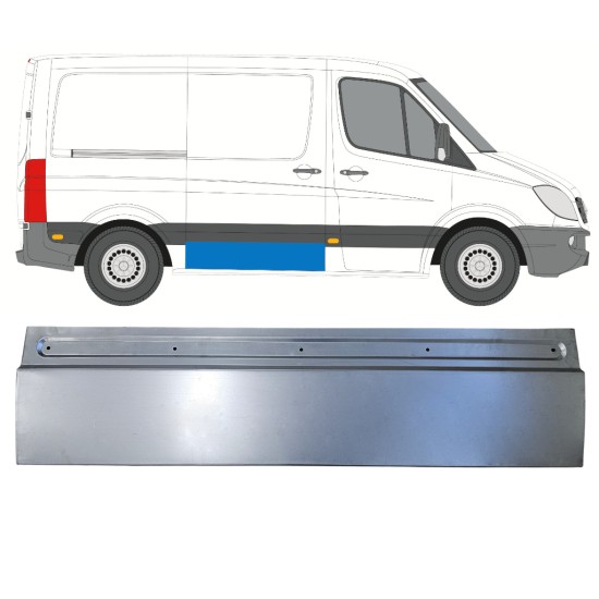 Tolóajtó javító panel hoz Mercedes Sprinter 2006-2018 / Jobb 17309
