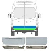 Hátsó ajtó javító panel hoz Mercedes Sprinter 2006-2018 / Bal+Jobb / Készlet 6050