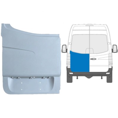 Magas hátsó ajtó javító panel hoz Mercedes Sprinter 2006-2018 / Bal 6054