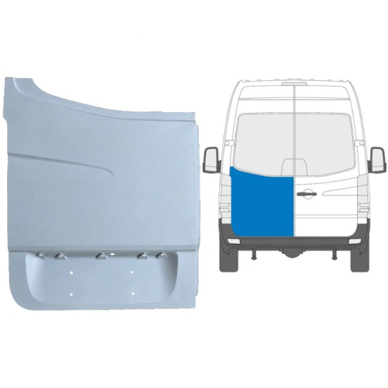 Magas hátsó ajtó javító panel hoz Volkswagen Crafter 2005-2017 / Bal 13506