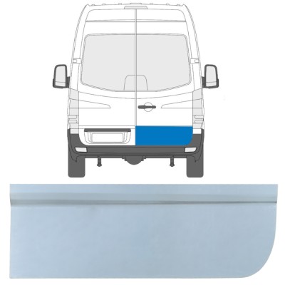 Alsó hátsó ajtó javító panel hoz Volkswagen Crafter 2005-2017 / Jobb 17173