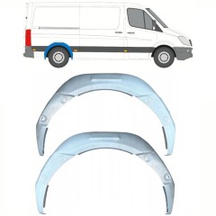 Belső hátsó kerékív javító panel hoz Mercedes Sprinter 2006-2018 / Bal+Jobb / Készlet 10114
