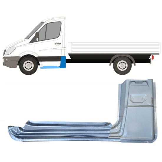 Javító panel készlet hoz Mercedes Sprinter 2006-2018 / Bal / Egyszeres kabin / 15082 Javító panel készlet hoz Mercedes Sprinter 2006-2018 / Bal / Egyszeres kabin / 15082