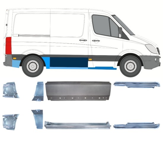 Javító panel készlet hoz Mercedes Sprinter 2006-2013 / Bal+Jobb / 15591
