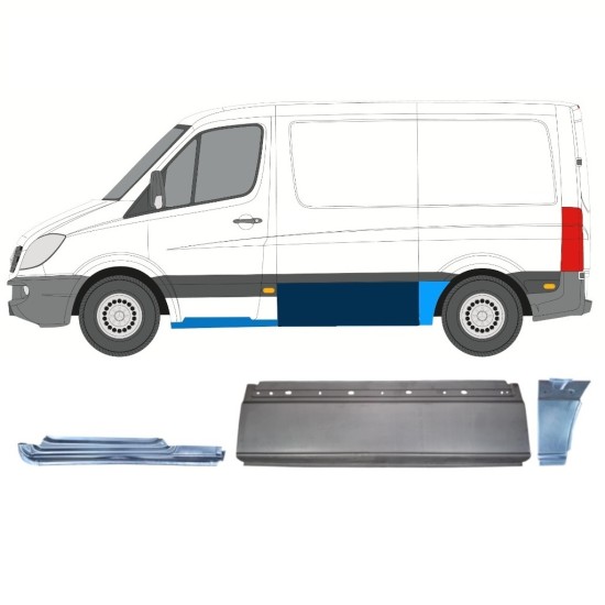Javító panel készlet hoz Mercedes Sprinter 2006-2013 / Bal / 15603