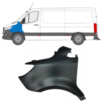 Első sárvédő hoz Mercedes Sprinter 2018- / Bal 14940