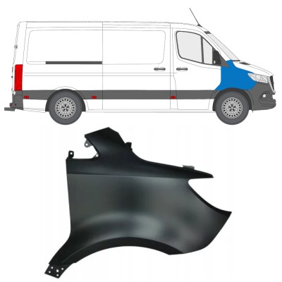 Első sárvédő hoz Mercedes Sprinter 2018- / Jobb 14939