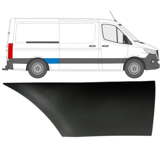 Hátsó sárvédő oldali díszítő elem hoz Mercedes Sprinter 2018- / Jobb 16648