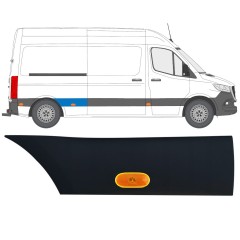 Hátsó sárvédő oldali díszítő elem lámpával hoz Mercedes Sprinter 2018- / Jobb / Készlet 12968