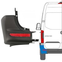 Lökhárító sarok fényvisszaverővel hoz Mercedes Sprinter 2018- / Bal / Készlet 14950