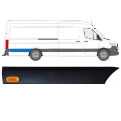 Hátsó sárvédő oldali díszítő elem lámpával hoz Mercedes Sprinter 2018- / Jobb / Készlet 12970