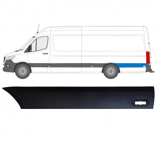 Hátsó sárvédő oldali díszítő elem hoz Mercedes Sprinter 2018- / Bal 12943