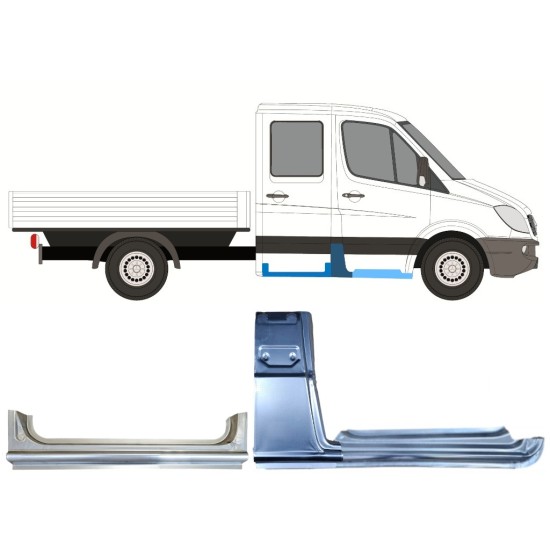 Javító panel készlet hoz Mercedes Sprinter 2006-2018 / Jobb / 15087