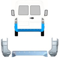 Hátsó javítólemez hoz Mercedes Sprinter 1995-2006 / Készlet 9716