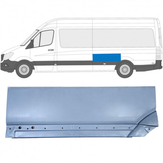 Hátsó sárvédő javító panel hoz Mercedes Sprinter 2006- / Bal 8552