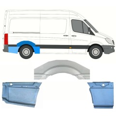 Hátsó sárvédő javító panel hoz Mercedes Sprinter 2006-2018 / Jobb / Készlet 8715