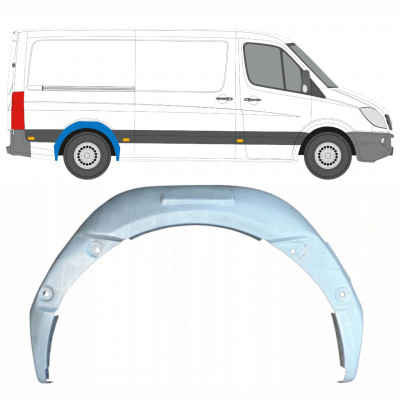 Belső hátsó kerékív javító panel hoz Mercedes Sprinter 2006- / Jobb 8553