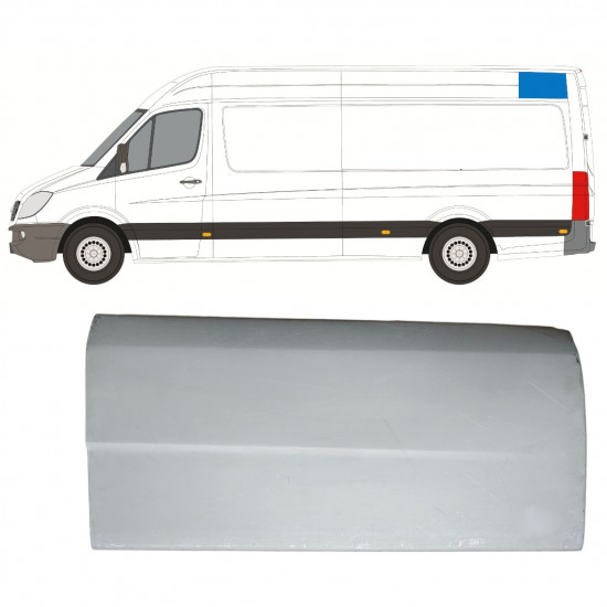 Tetők árakvásárlás hoz Mercedes Sprinter 2006- / Bal 8184