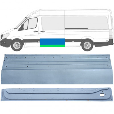 Külső alsó tolóajtó javító panel hoz Mercedes Sprinter 2006- / Bal /  11962