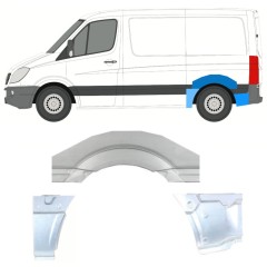 Hátsó sárvédő javító panel hoz Mercedes Sprinter 2006-2018 / Bal / Készlet 11313