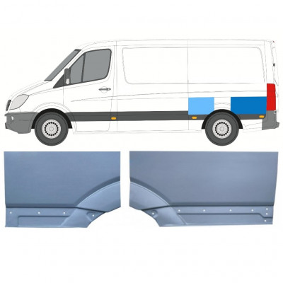 Hátsó sárvédő javító panel hoz Mercedes Sprinter 2006- / Bal / Készlet 11276