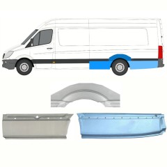 Hátsó sárvédő javító panel hoz Mercedes Sprinter 2006-2018 / Bal / Készlet 8720