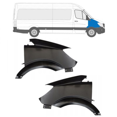 Első sárvédő hoz Mercedes Sprinter 2006-2018 / Bal+Jobb / Készlet 14948