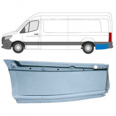 Hátsó sárvédő javító panel hoz Mercedes Sprinter 2018- / Bal 12975