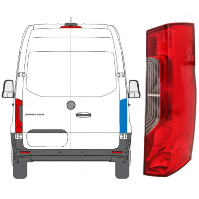 Hátsó lámpa hoz Mercedes Sprinter 2018- / Jobb 12923