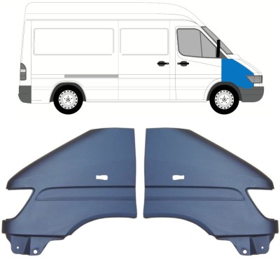Első sárvédő hoz Mercedes Sprinter 1995-2006 / Bal+Jobb / Készlet 9741