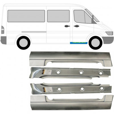 Belső és külső első küszöb javító panel hoz Mercedes Sprinter 1995-2006 / Készlet 10435