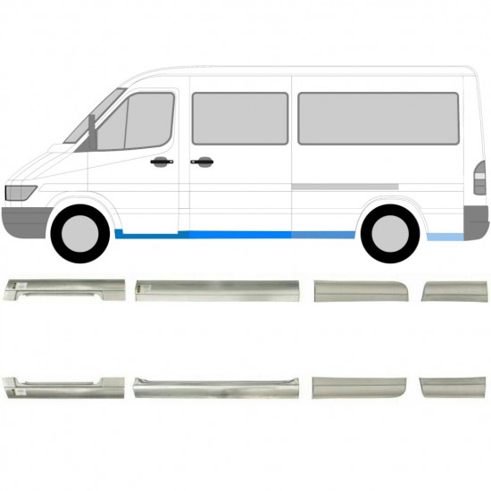 Javító panel készlet hoz Mercedes Sprinter 1995- / MWB / Bal+Jobb /  6755