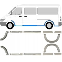 Javító panel készlet hoz Mercedes Sprinter 1995-2006 / Bal+Jobb / 6756