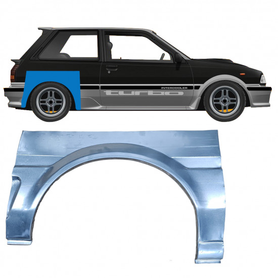 Hátsó sárvédő javító panel hoz Toyota Starlet 1984-1989 / Jobb 8151