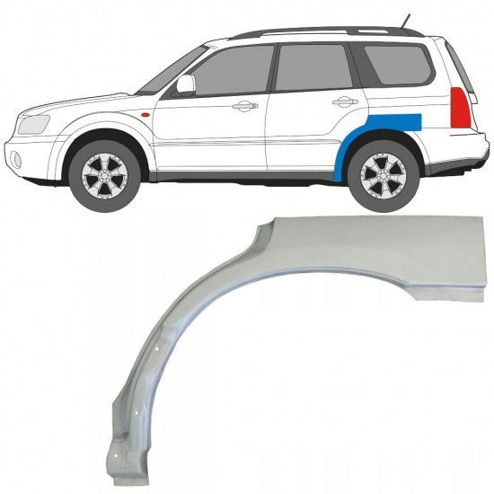 Hátsó sárvédő javító panel hoz Subaru Forester Sg 2002-2008 / Bal 5279