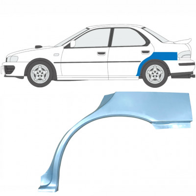 Hátsó sárvédő javító panel hoz Subaru Impreza 1992-2000 / Bal 5939