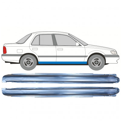 Küszöb javító panel hoz Nissan Sunny N14 1991-1994 / Bal+Jobb / Készlet 11057