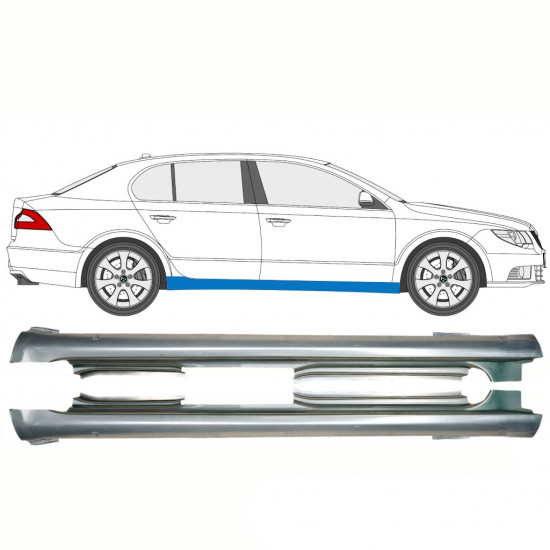 Küszöb javító panel hoz Skoda Superb 2008-2015 / Bal+Jobb / Készlet 10759