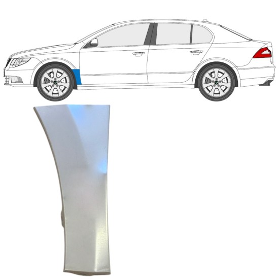 Első sárvédő javító panel hoz Skoda Superb 2008-2015 / Bal 16084