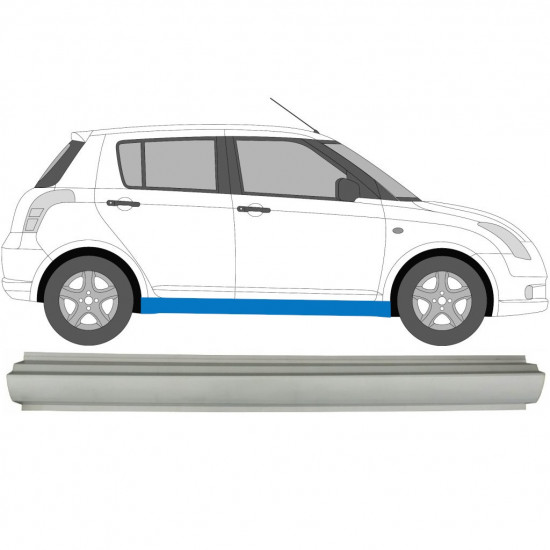 Küszöb javító panel hoz Suzuki Swift 2005-2010 / Bal = Jobb (szimmetrikus) 7036