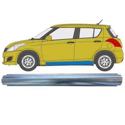 Küszöb javító panel hoz Suzuki Swift 2010-2017 / Bal 16368