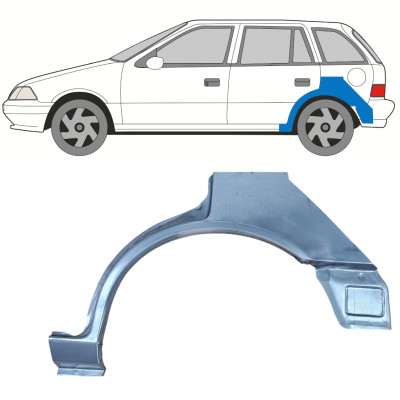 Hátsó sárvédő javító panel hoz Suzuki Swift 1988-2004 / Bal 12765