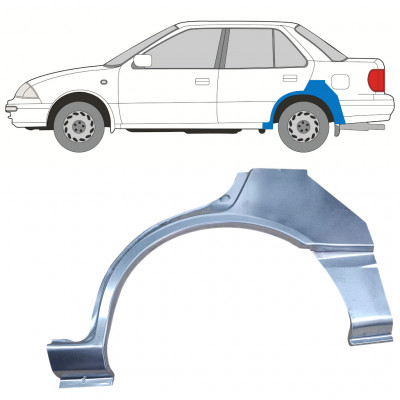 Hátsó sárvédő javító panel hoz Suzuki Swift 1988-2004 / Bal / SEDAN 12768