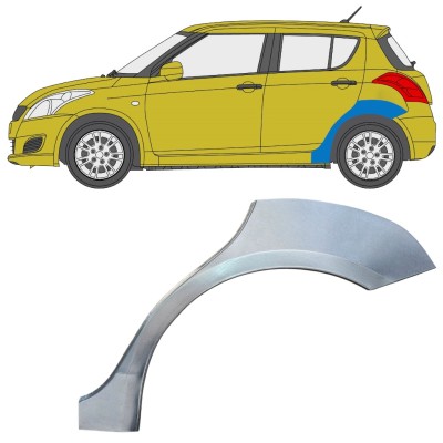 Hátsó sárvédő javító panel hoz Suzuki Swift 2010-2017 / Bal 16365