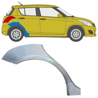 Hátsó sárvédő javító panel hoz Suzuki Swift 2010-2017 / Jobb 16364