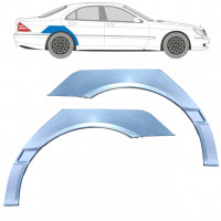 Hátsó sárvédő javító panel hoz Mercedes S-class 1998-2005 / Bal+Jobb / Készlet 9221