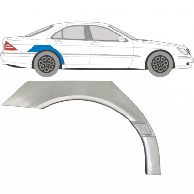 Hátsó sárvédő javító panel hoz Mercedes S-class 1998-2005 / Jobb 5097